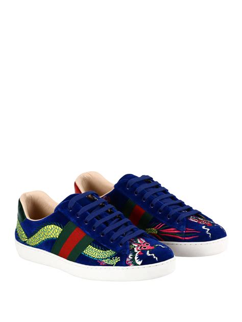 tenis gucci ny azules hombre